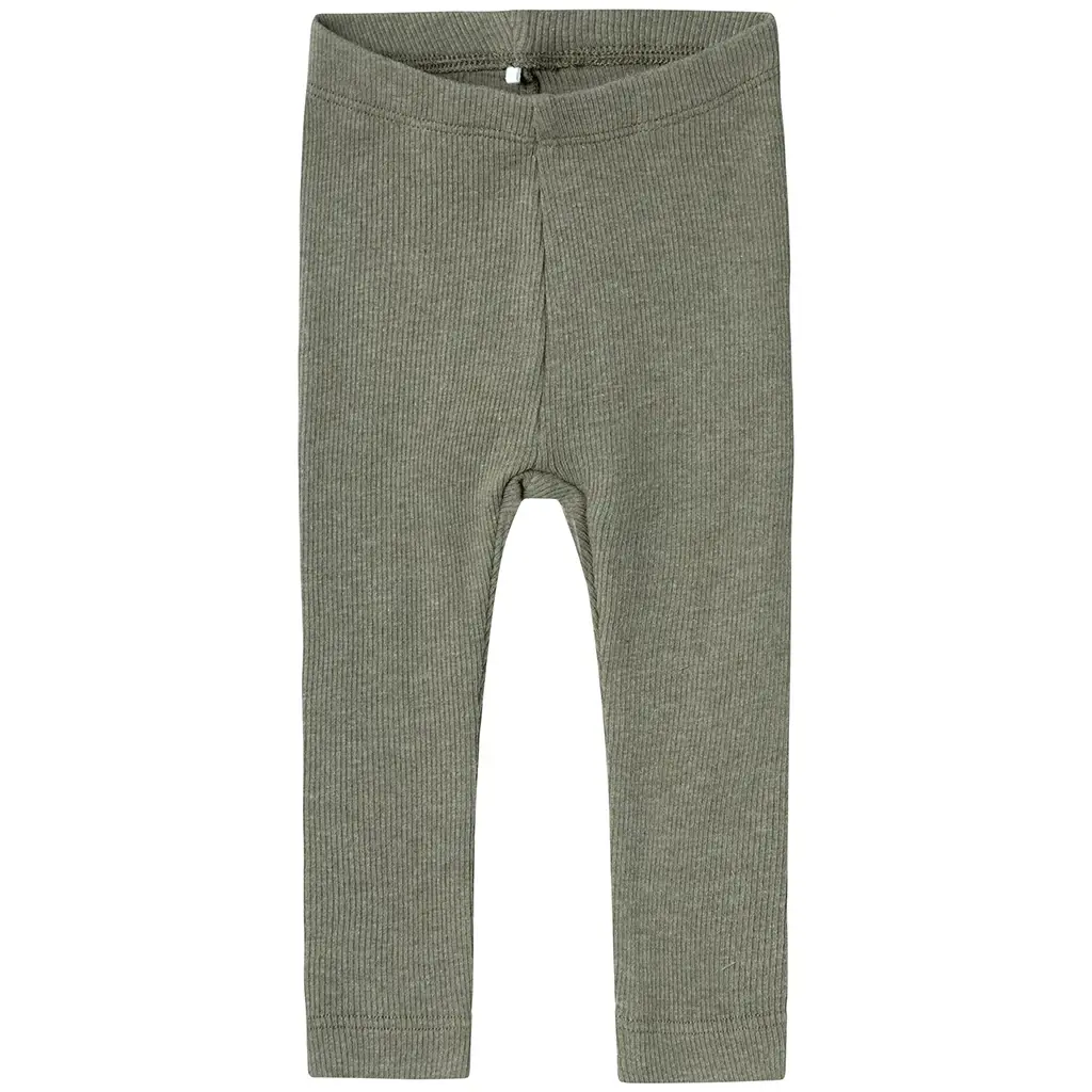 Broekje rib Kab (dusty olive melange)