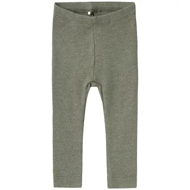 Broekje rib Kab (dusty olive melange)