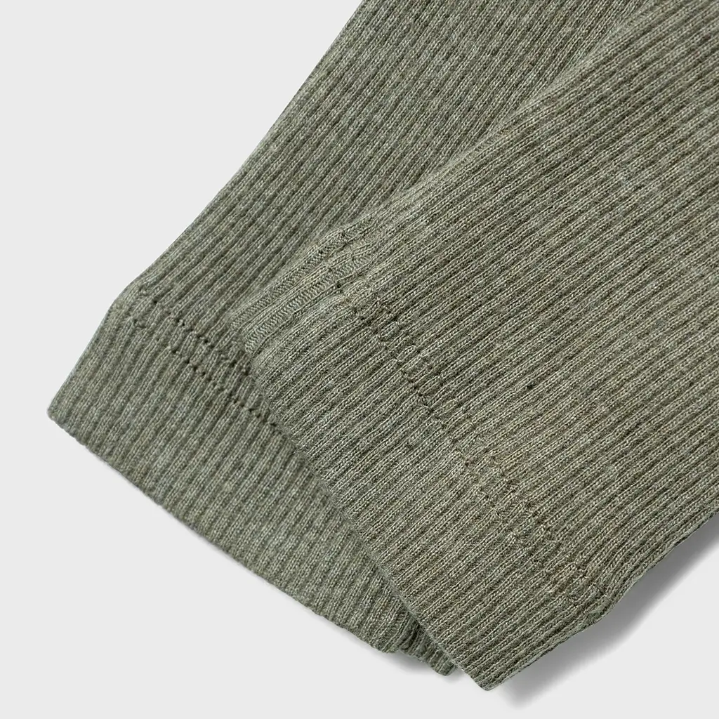 Broekje rib Kab (dusty olive melange)