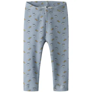 Broekje rib Koalkab (dusty blue)