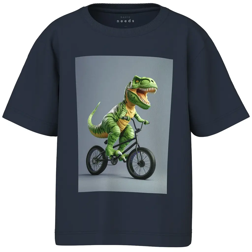 Twee t-shirts Voto (bright white/navy blazer dino bike)