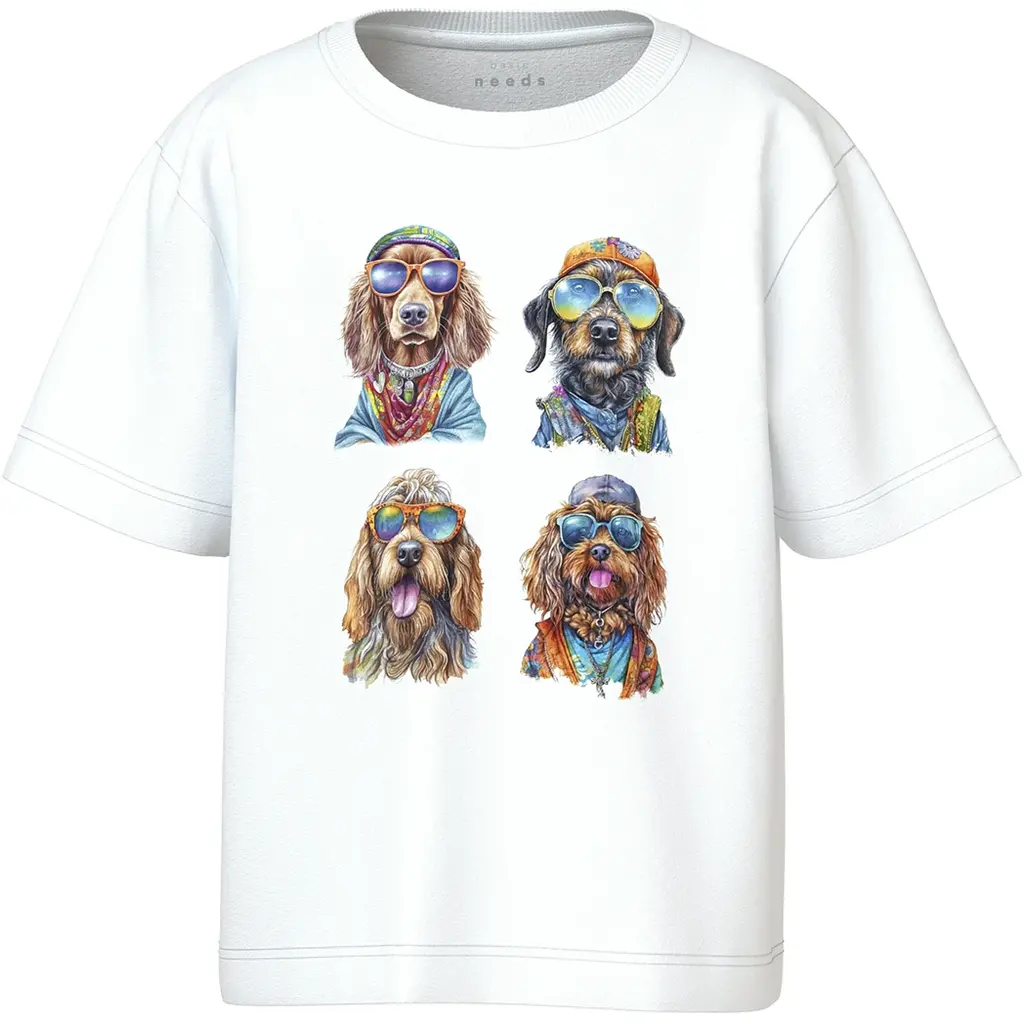 Twee t-shirts Voto (bright white/navy blazer dino bike)