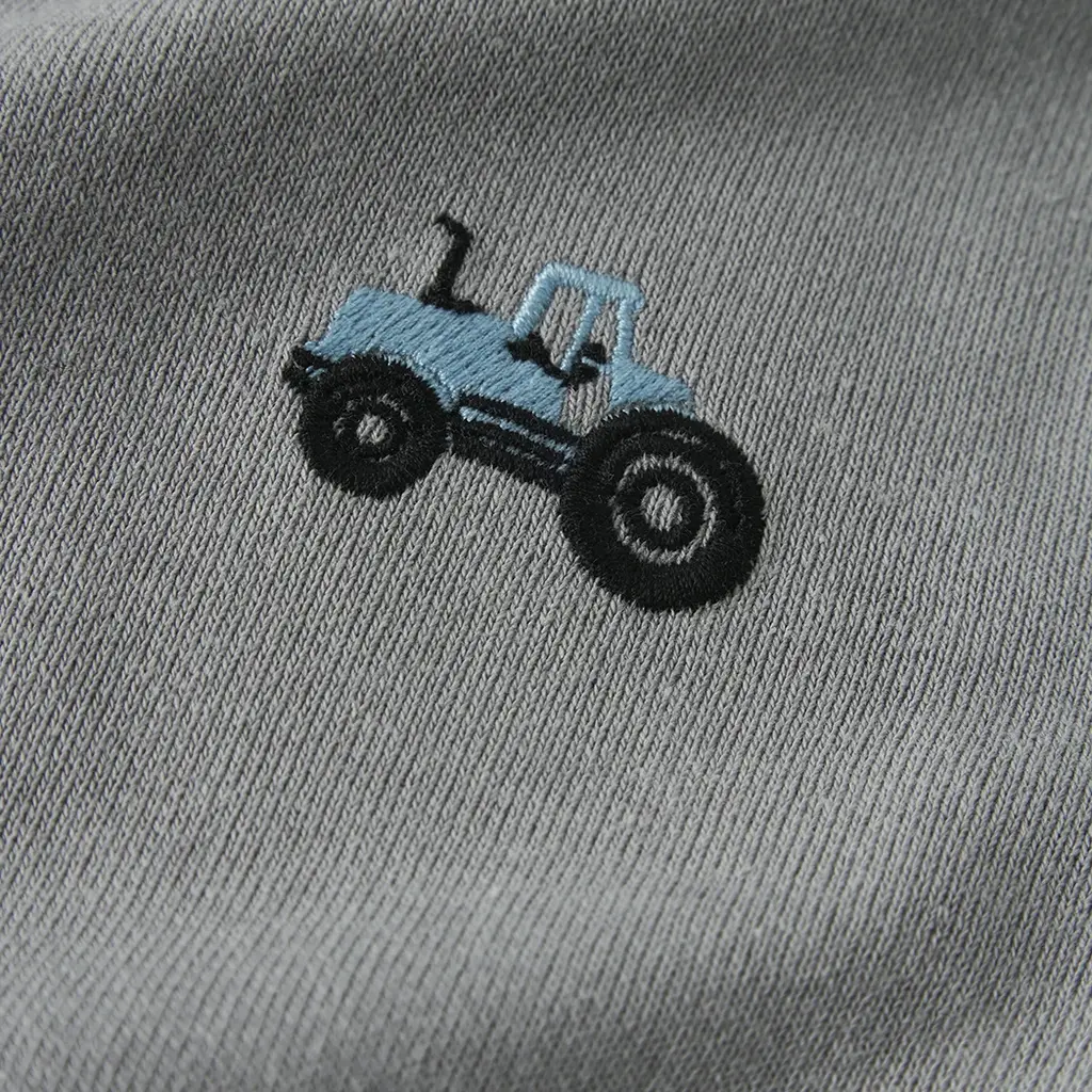 Trui sweat Vallen (ultimate grey tractor)