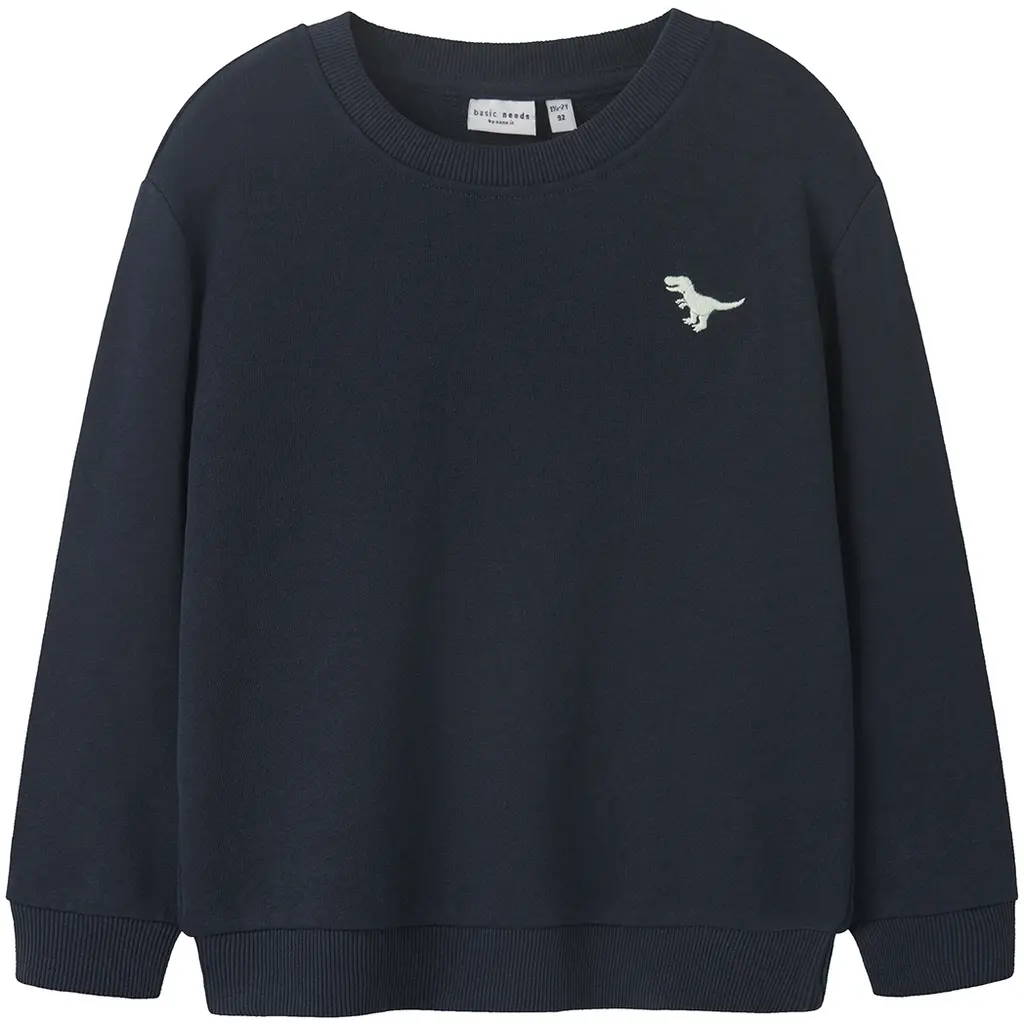 Trui sweat Vallen (navy blazer green dino)