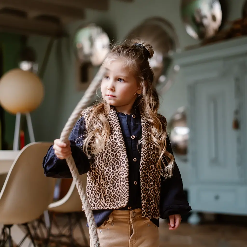 Gilet animal (latte sand)