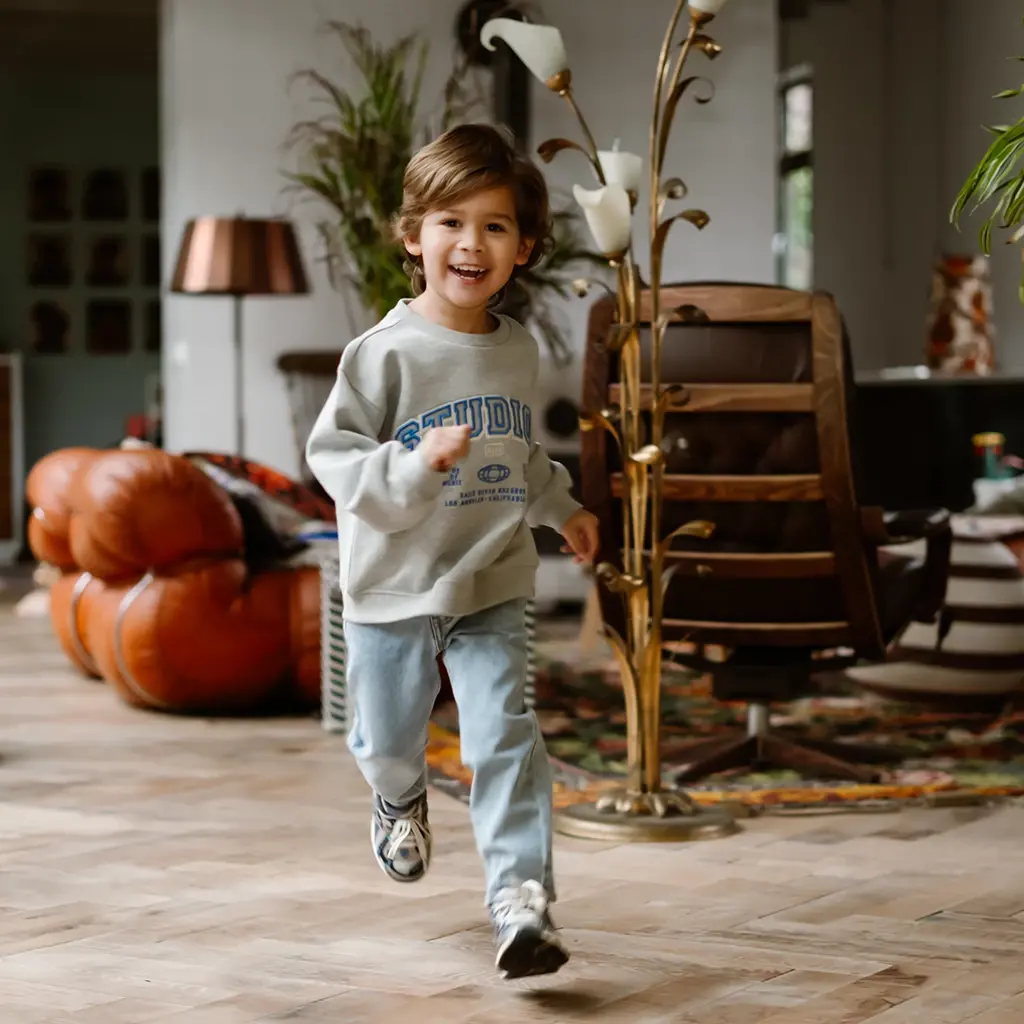 Trui oversized (medium grey melange)