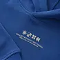 Daily7 Trui hoodie bakcprint (dusty kobalt)