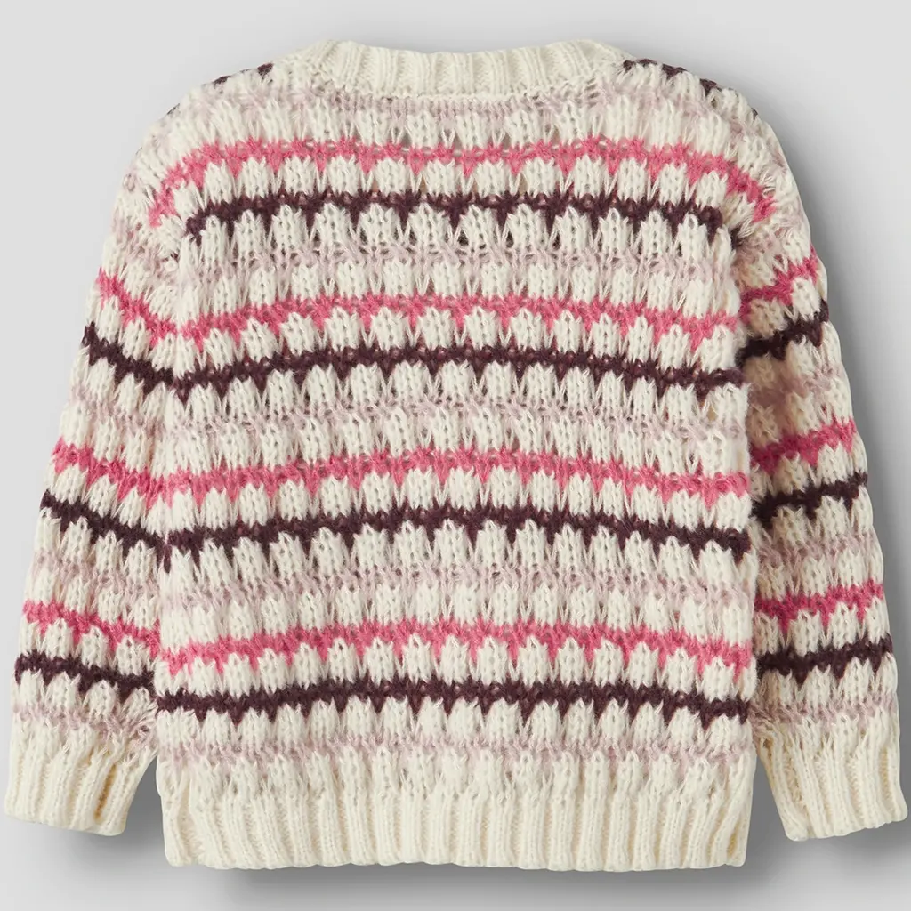 Gebreide trui Lene (cloud dancer)