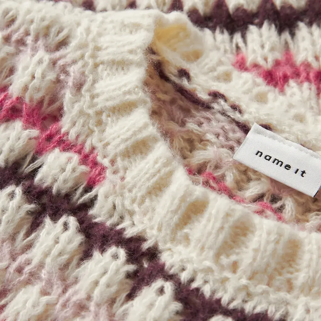 Gebreide trui Lene (cloud dancer)