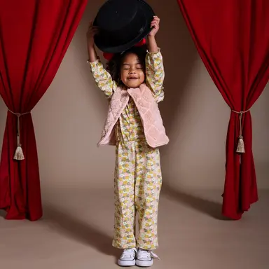 Jumpsuite Illy (aop pink flower)