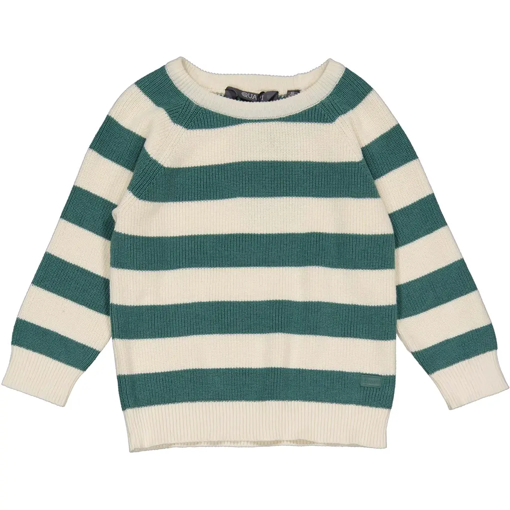 Gebreide trui Ingmar (aop green stripe)