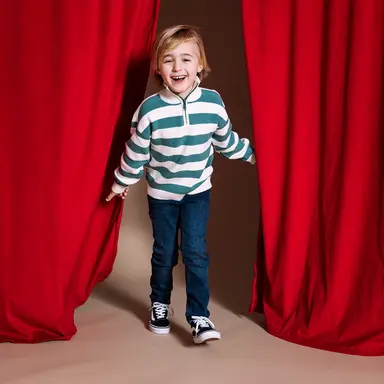 Trui Harry (aop green stripe)