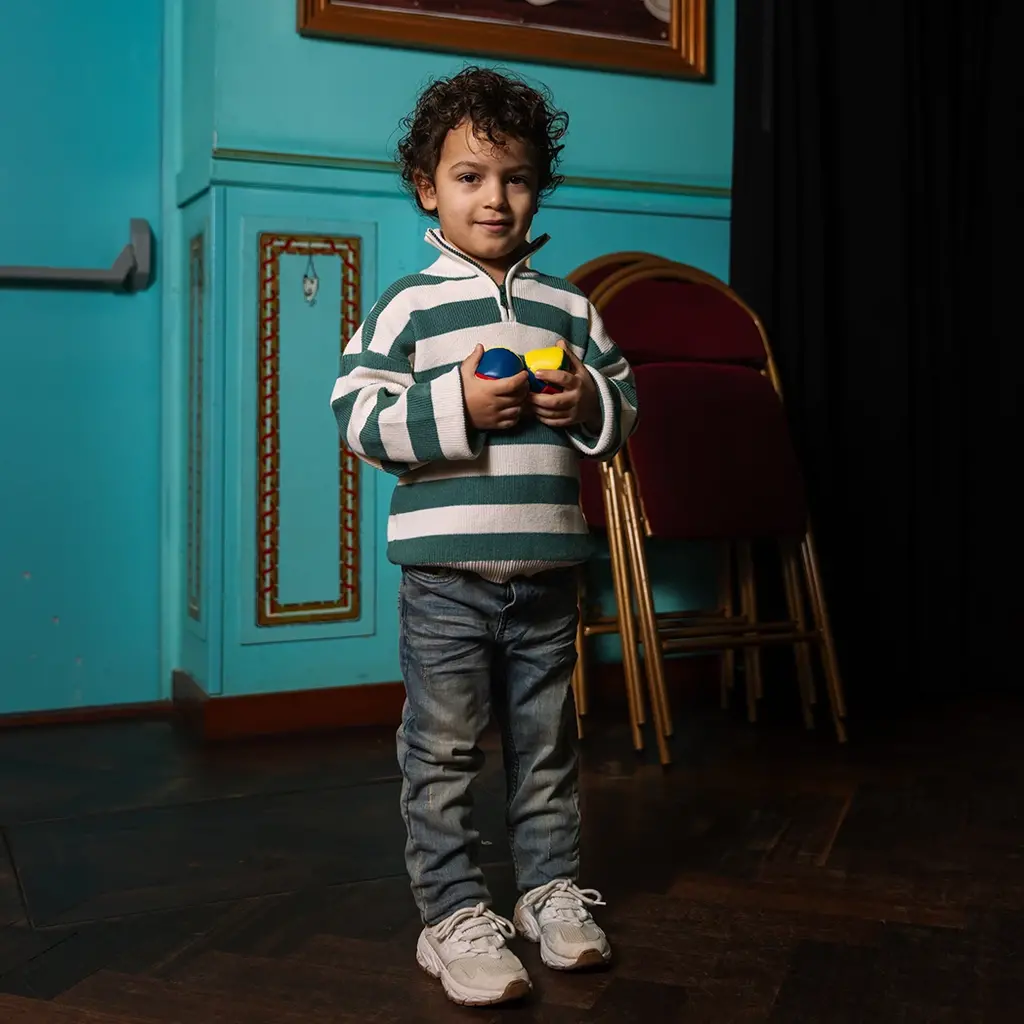 Trui Harry (aop green stripe)