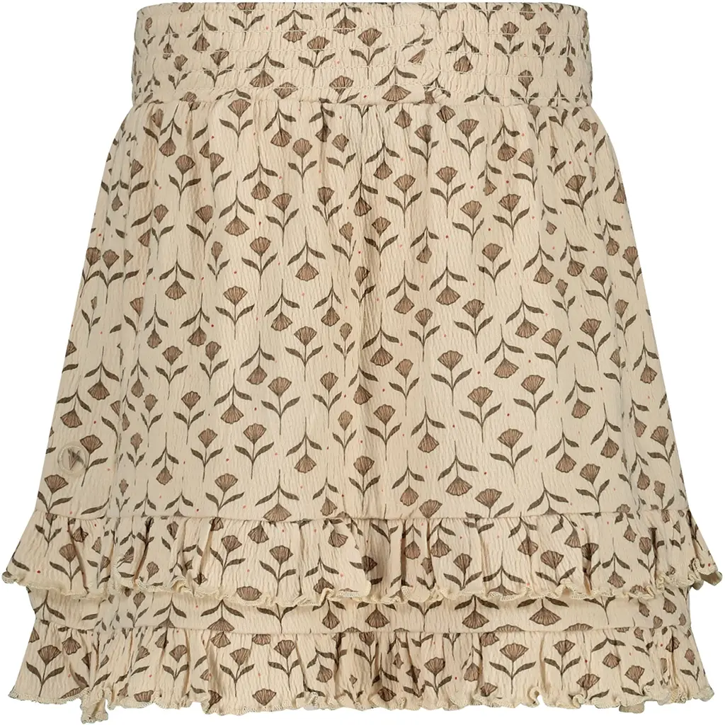 Rokje Victoria (aop white flower)