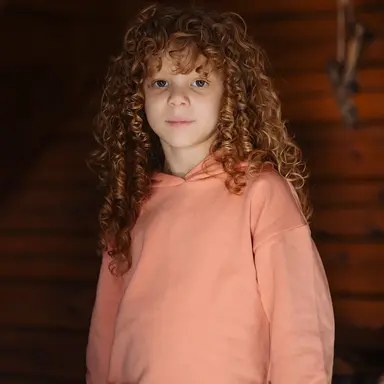 Trui hoodie Vela (peach)