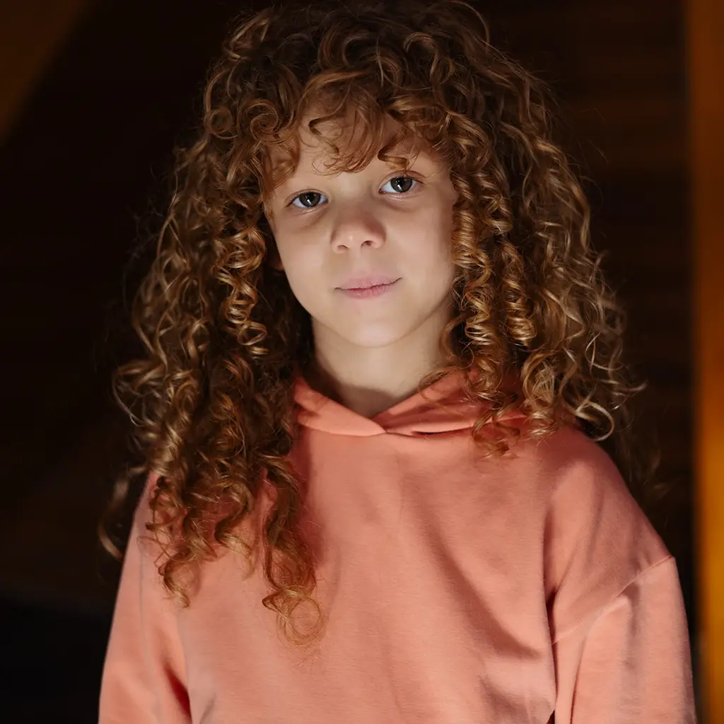 Trui hoodie Vela (peach)