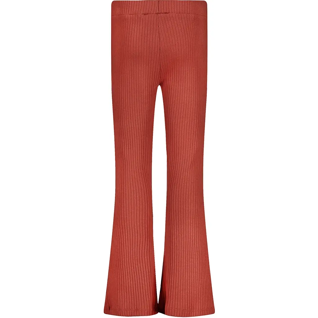 Broek flared Vive (rust red)