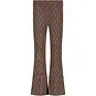 LEVV Broek flared Vita (aop taupe lines)