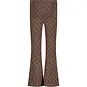 LEVV Broek flared Vita (aop taupe lines)