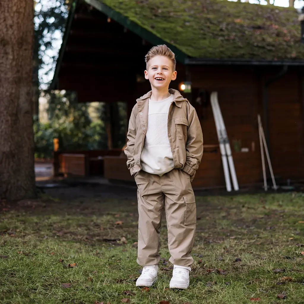 Overhemd hoodie Troy (taupe)