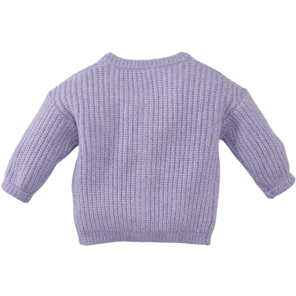 Gebreid vestje Yanou (morning violet)
