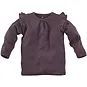 Z8 Longsleeve pointelle ruffle Neva (frosted plum)