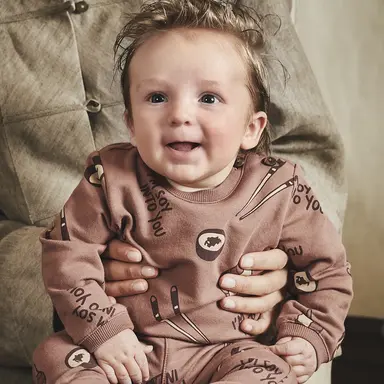 Truitje print Ramy (amber brown)