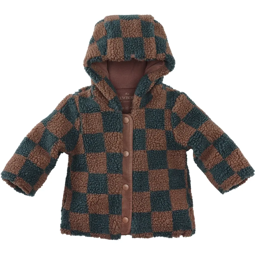 Jasje teddy blokken Naim (amber brown)