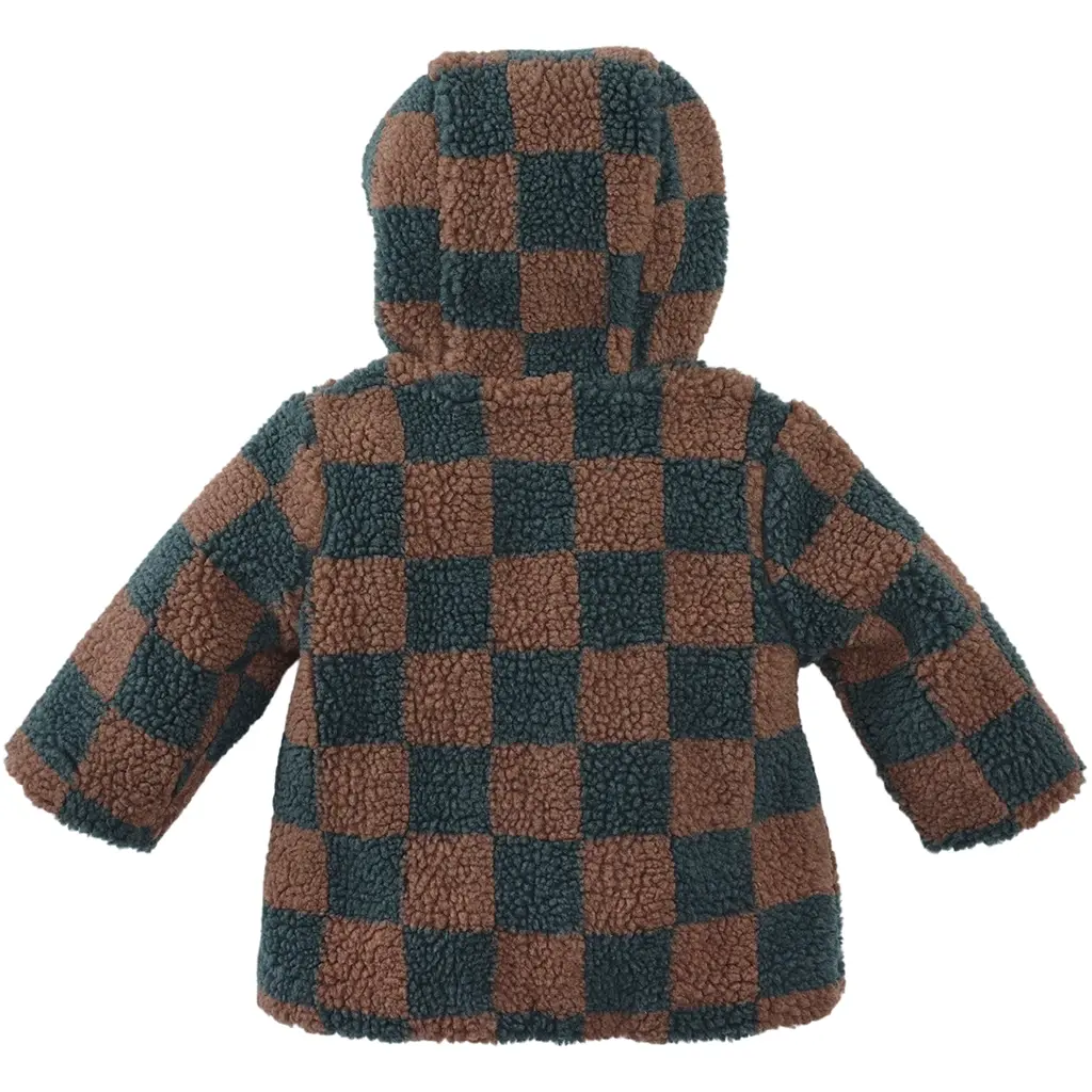 Jasje teddy blokken Naim (amber brown)