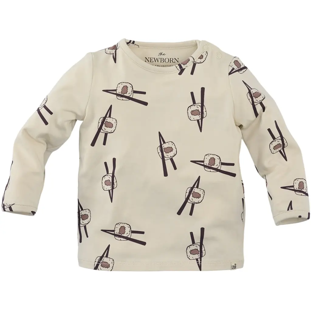 Longsleeve sushi Quirijn (vanilla cream)
