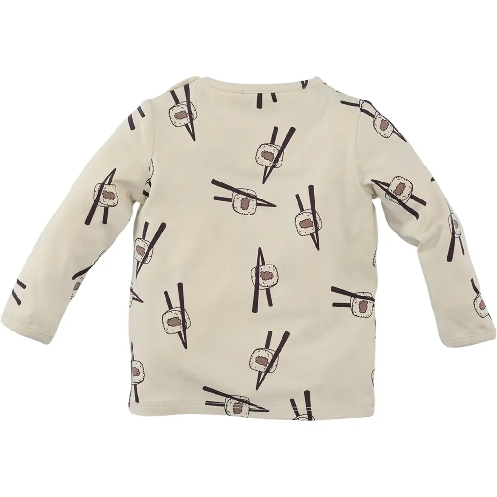 Longsleeve sushi Quirijn (vanilla cream)