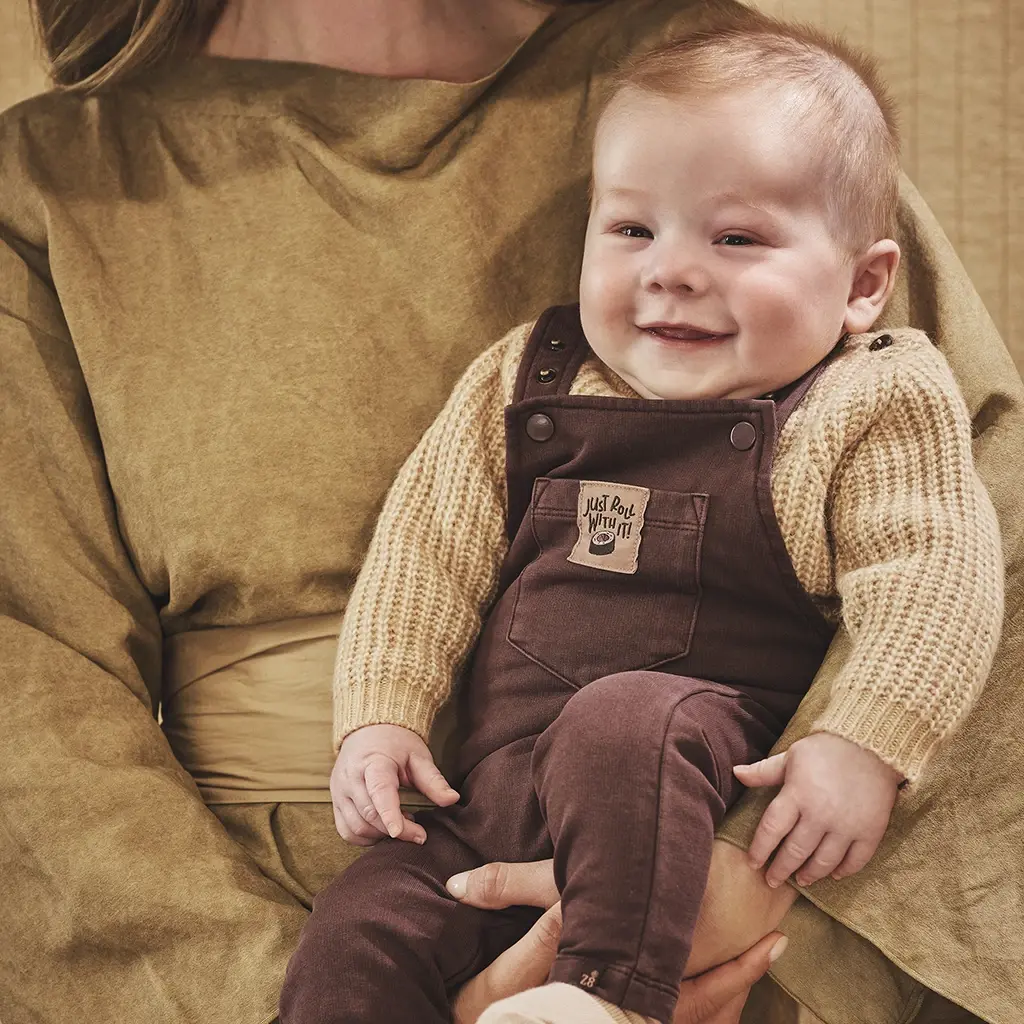 Tuinbroekje garment dye  Etienne (crushed cloves)