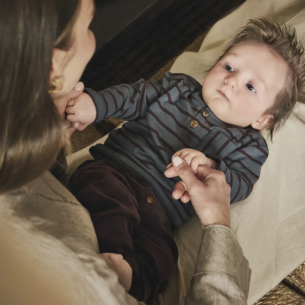 Longsleeve streep Jelke (seafoam shadow)