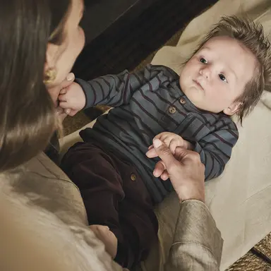 Longsleeve streep Jelke (seafoam shadow)