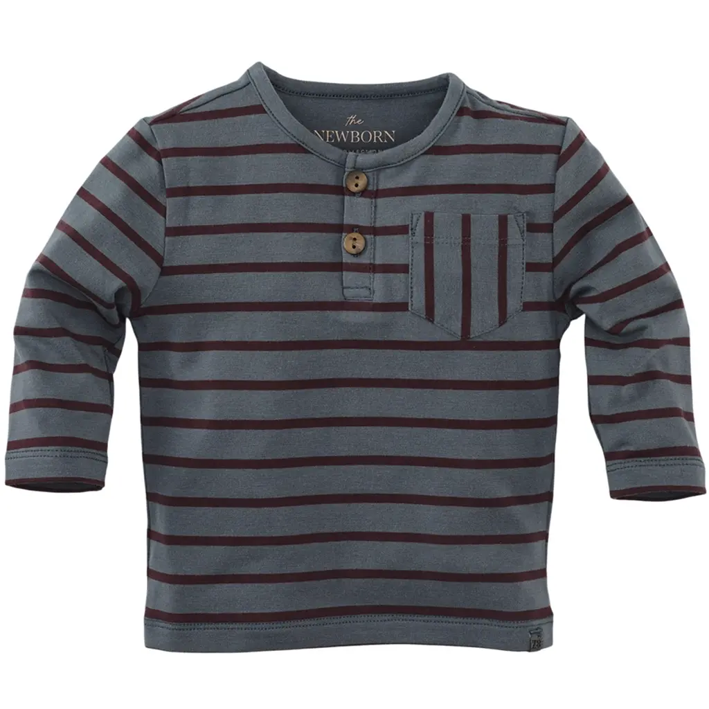 Longsleeve streep Jelke (seafoam shadow)