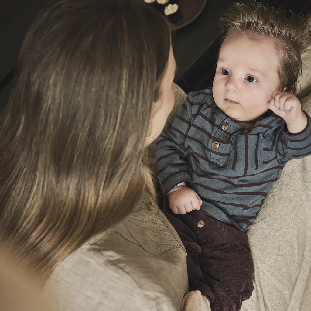 Longsleeve streep Jelke (seafoam shadow)