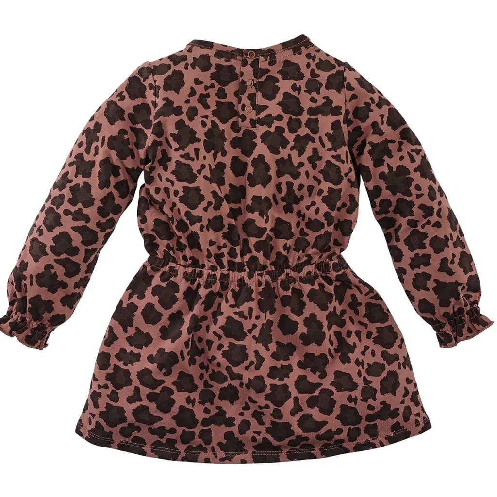 Jurk panter Gracie (amber brown)