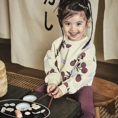 Trui sweat Liefe (vanilla cream)