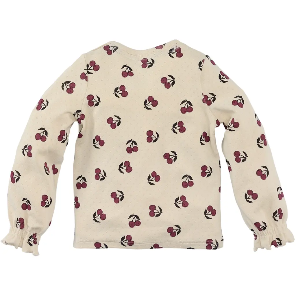 Longsleeve pointelle Hinde (vanilla cream)