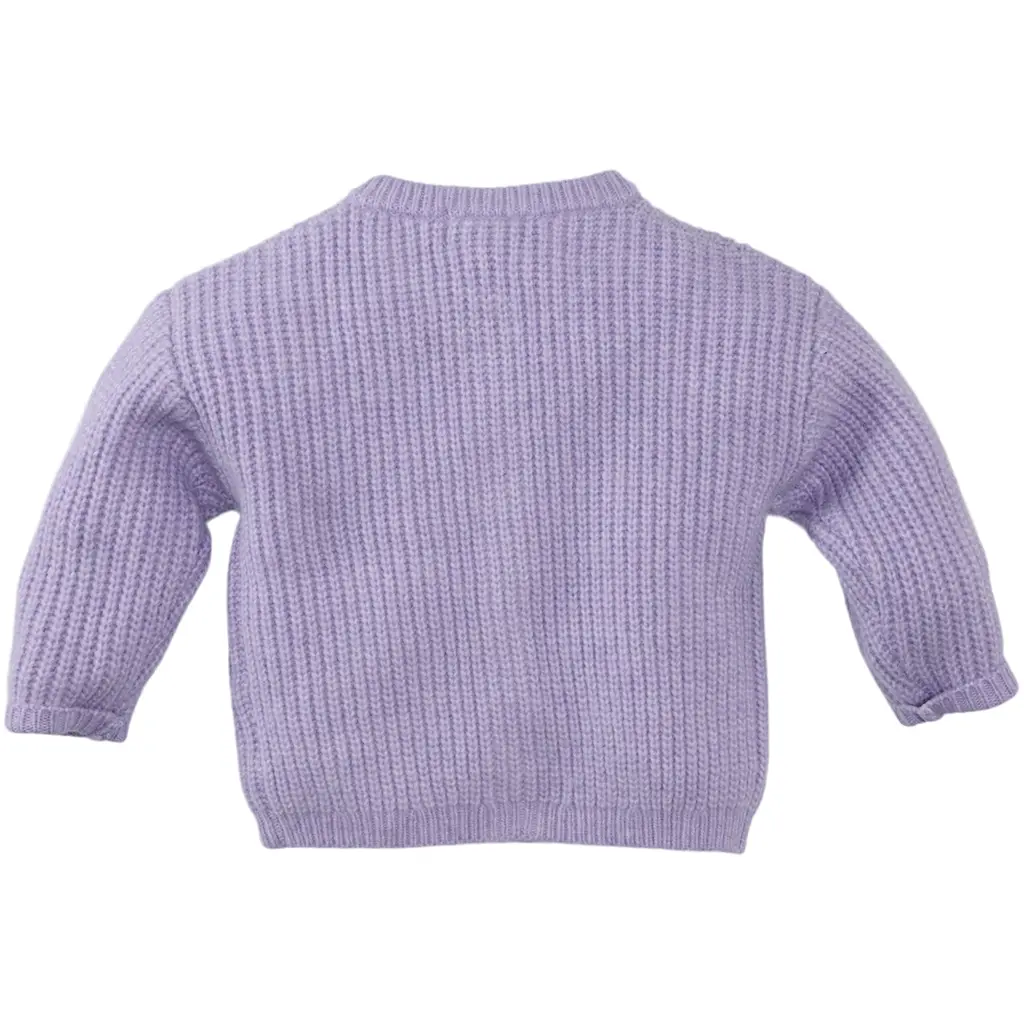 Gebreid vestje Maire (morning violet)