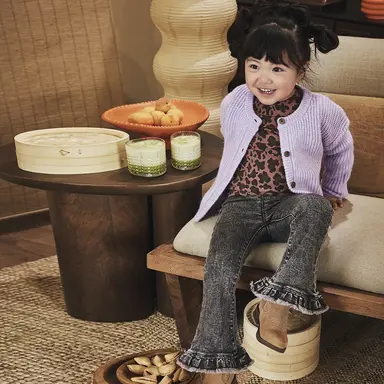 Broek denim FLARED Rowen (black)