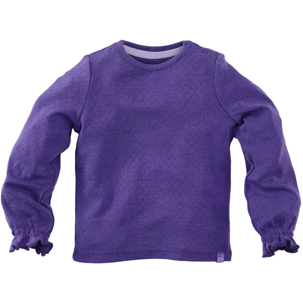 Longsleeve pointelle Violette (purpureus)