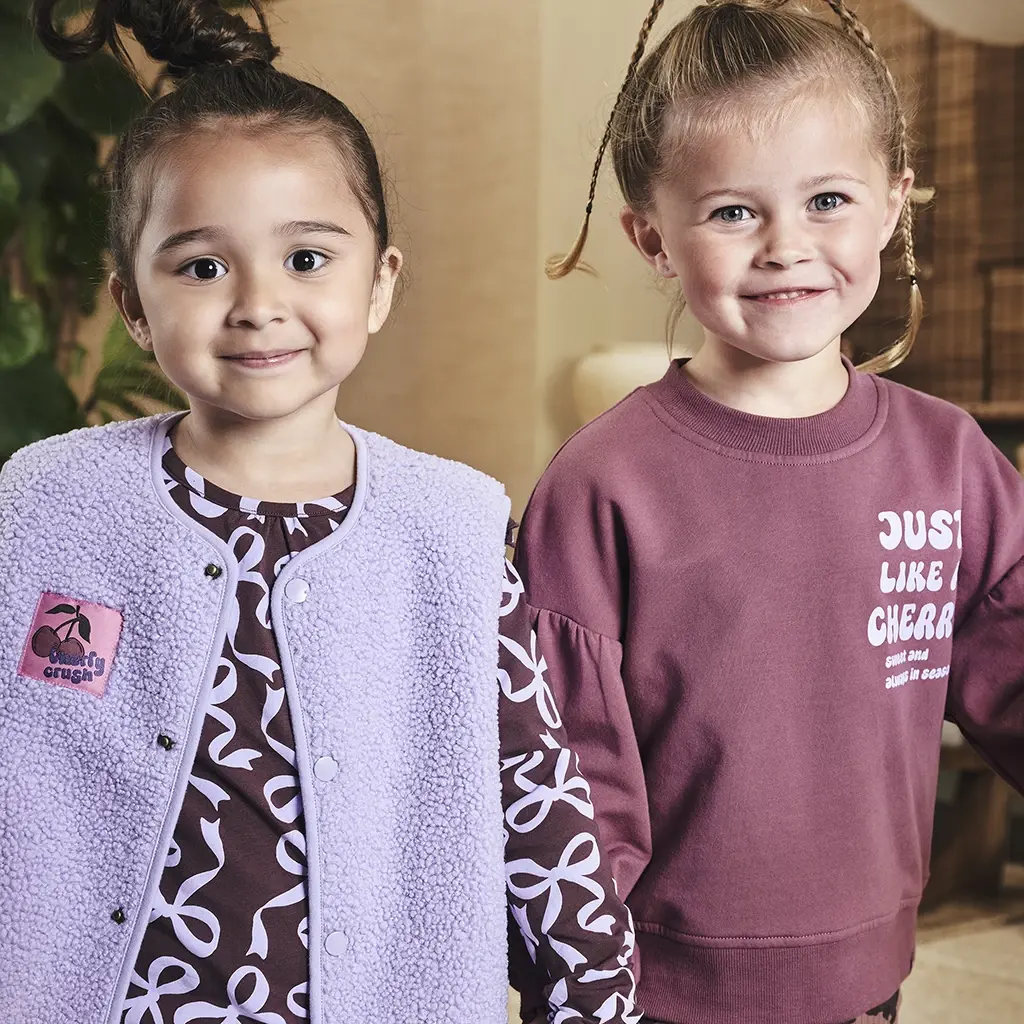 Gilet teddy Celina (morning violet)