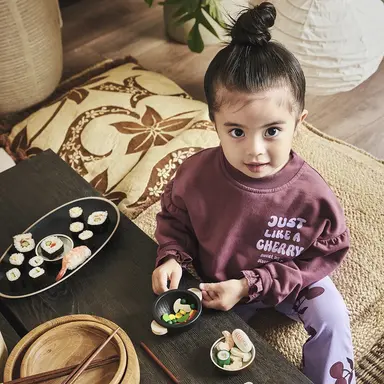 Trui sweat Lizelot (spicy mauve)