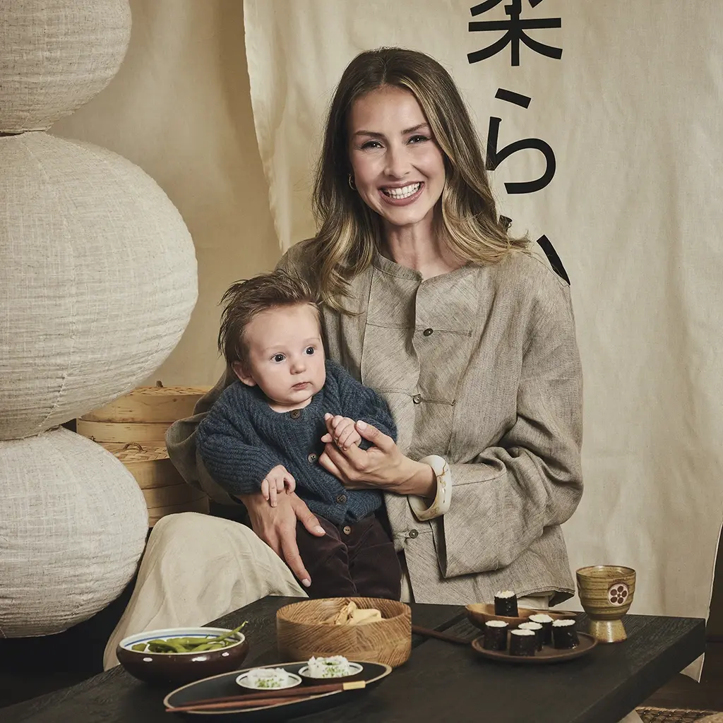 Gebreid vestje Mert (seafoam shadow)