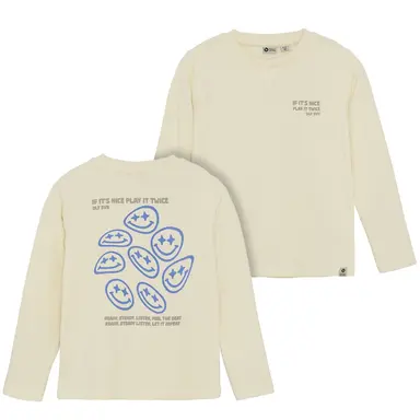 Longsleeve backprint (off white)