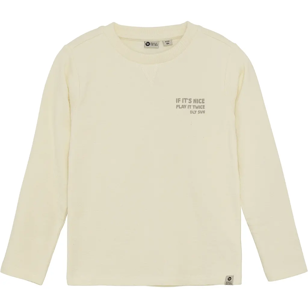 Longsleeve backprint (off white)