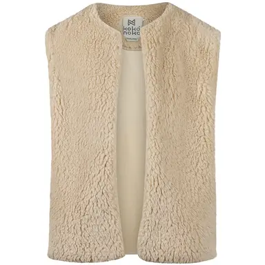 Gilet teddy (off white)