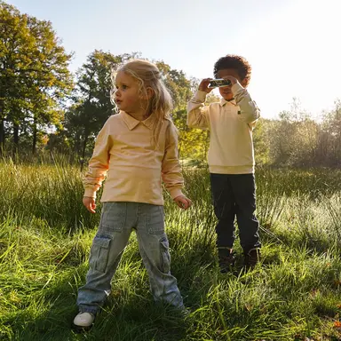 Spijkerbroek wide fit (blue jeans)