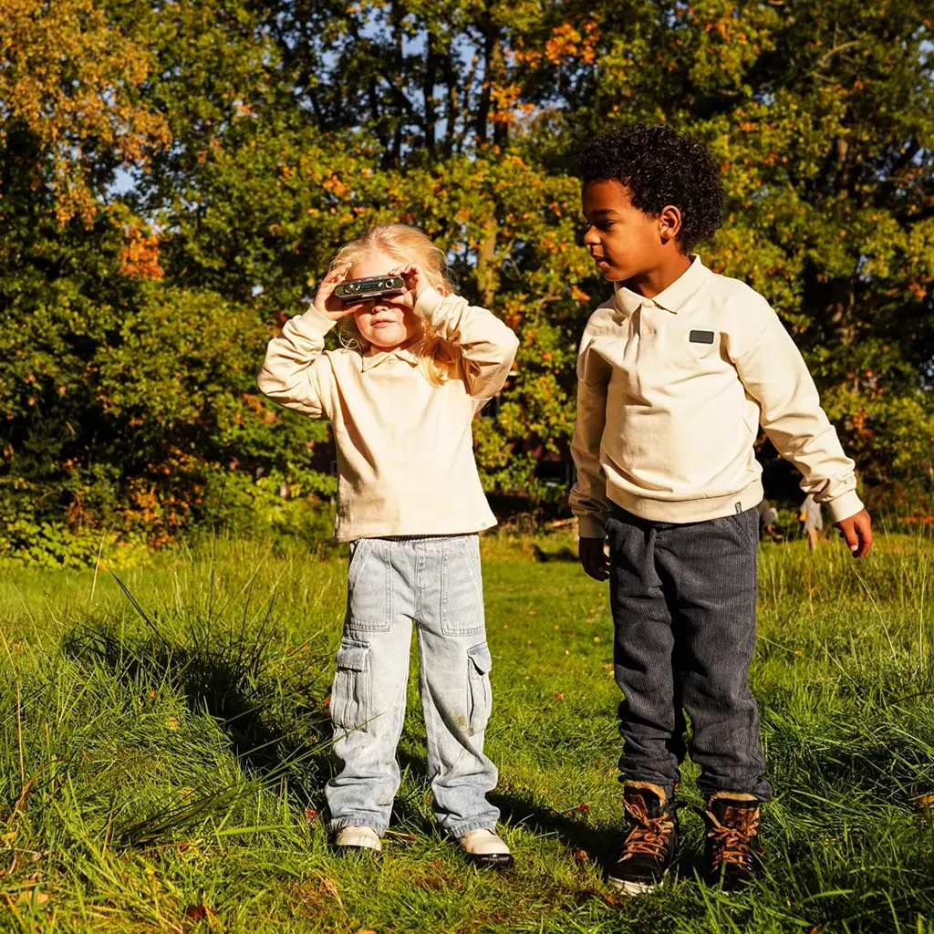 Spijkerbroek wide fit (blue jeans)